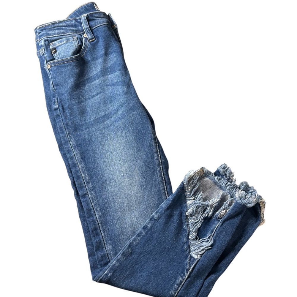 Classic Blue Distressed KanCan Maurice Exclusive Skinny Jeans